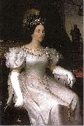 Adeodato Malatesta Portrait of Maria Beatrix Victoria of Savoia oil painting reproduction